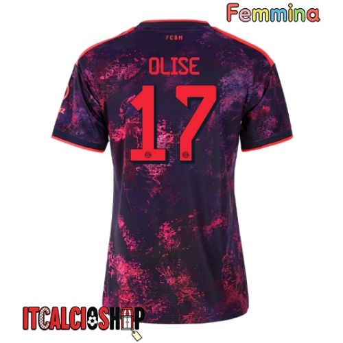 Bayern Munich Michael Olise #17 Terza Maglia Femmina 2026-27 Manica Corta
